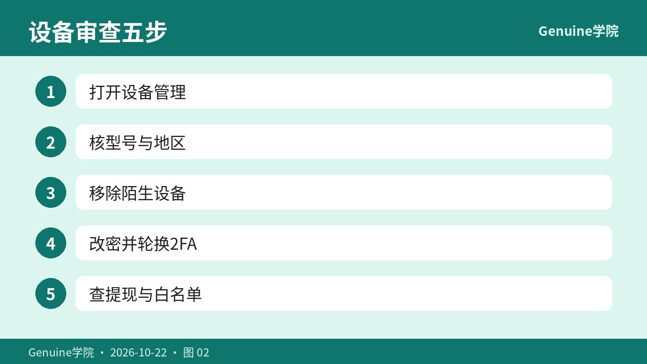 设备授权审查五步
