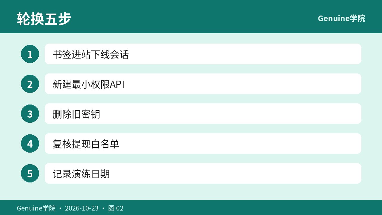 会话清理与密钥轮换五步