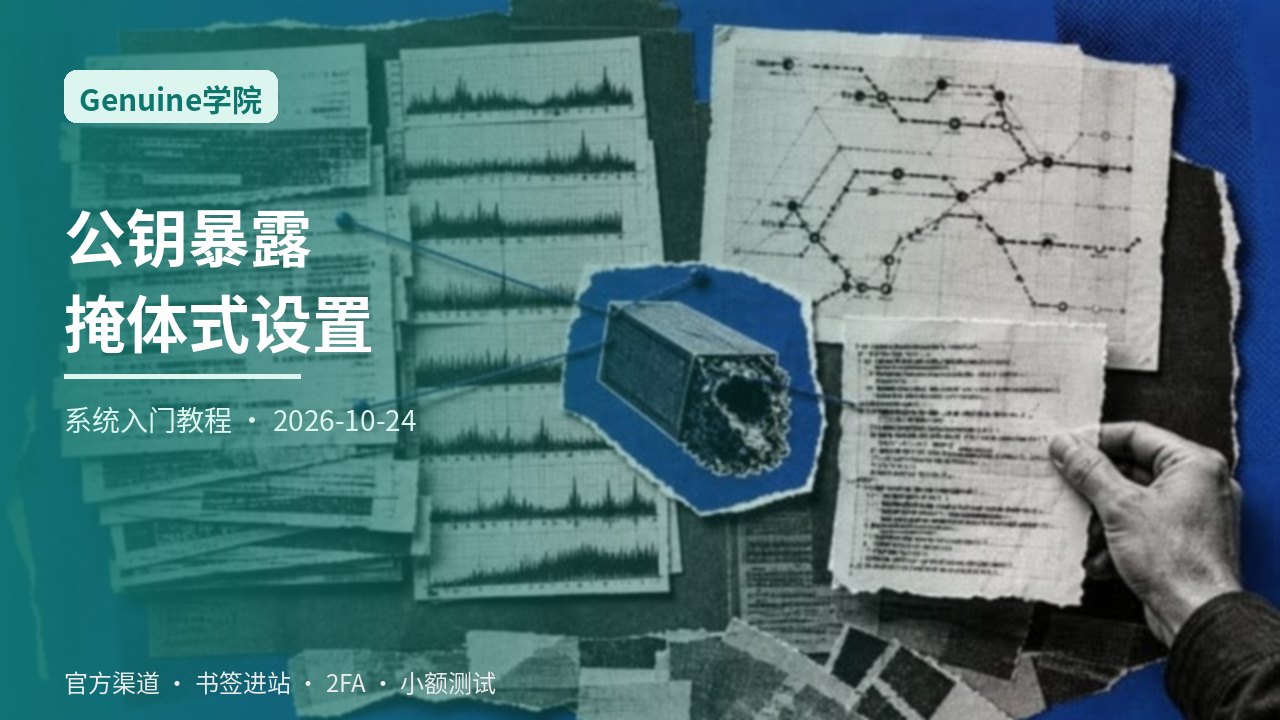 从零学习公钥暴露风险与掩体模式个人安全设置：冷热分离、停用地址策略与会话权限最小化系统化入门指南