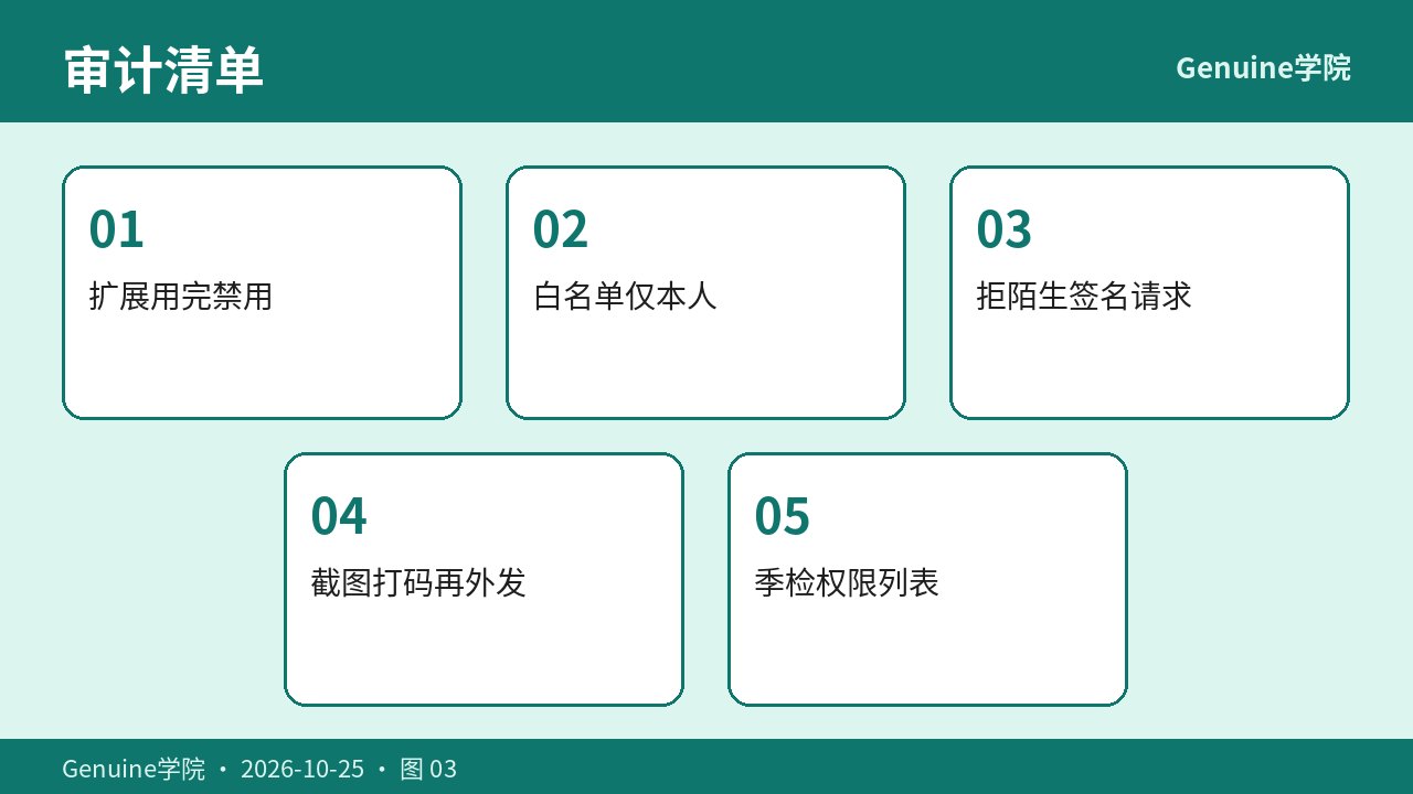 会话通知审计检查表