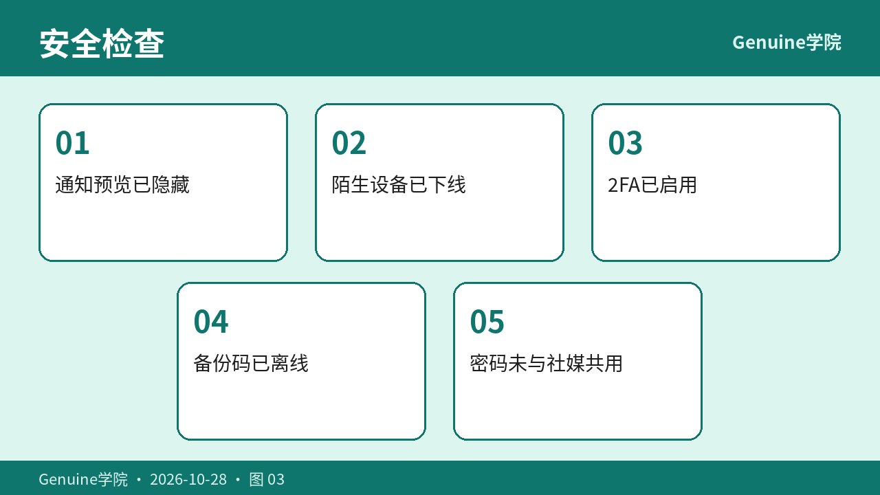 恢复码离线备份检查