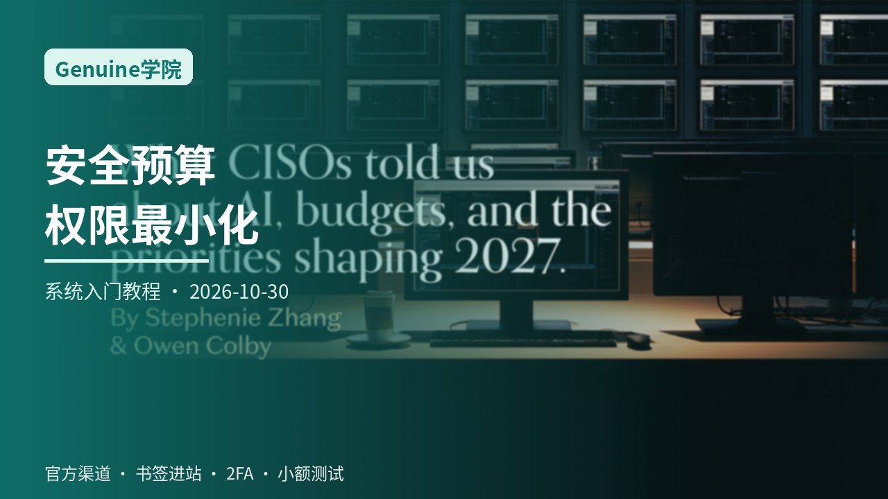 从零学习安全预算与威胁讨论下的账户安全设置：权限最小化会话审计与恢复码离线备份一站式系统入门指南