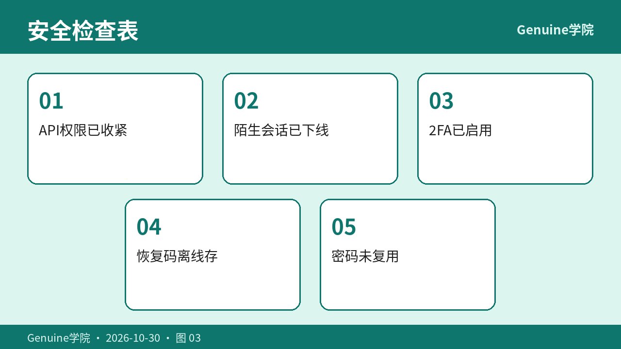 恢复码离线备份纪律